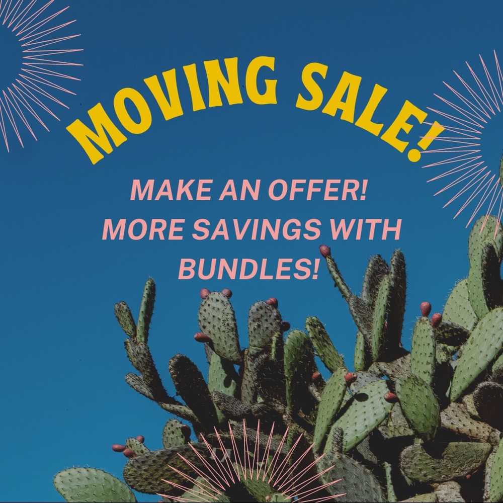 Moving sale! Make an offer!